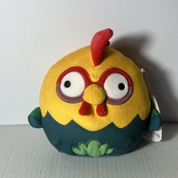 Disney Hei Hei Squishmallows 7” Plush – Moana Rooster – Kellytoy NEW - Picture 2 of 9